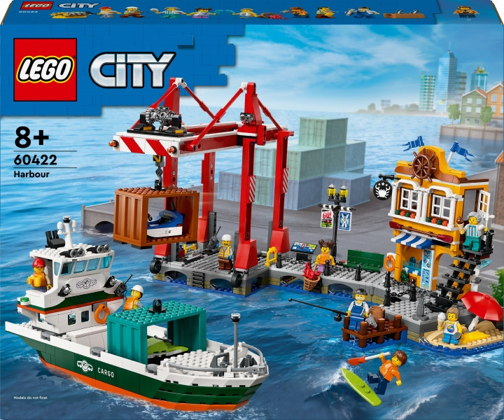 LEGO My City 60422 - Hamn och lastfartyg i gruppen LEKSAKER, BARN- & BABYPRODUKTER / Leksaker / Byggleksaker / Lego hos TP E-commerce Nordic AB (C69261)