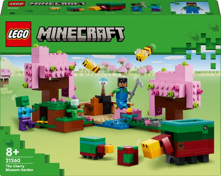 LEGO Minecraft 21260 - Blommande körsbärsträdgård i gruppen LEKSAKER, BARN- & BABYPRODUKTER / Leksaker / Byggleksaker / Lego hos TP E-commerce Nordic AB (C69264)