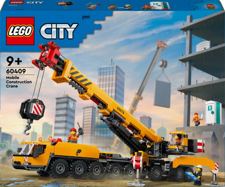 LEGO City Stora fordon 60409 - Gul mobil byggkran i gruppen LEKSAKER, BARN- & BABYPRODUKTER / Leksaker / Byggleksaker / Lego hos TP E-commerce Nordic AB (C69274)