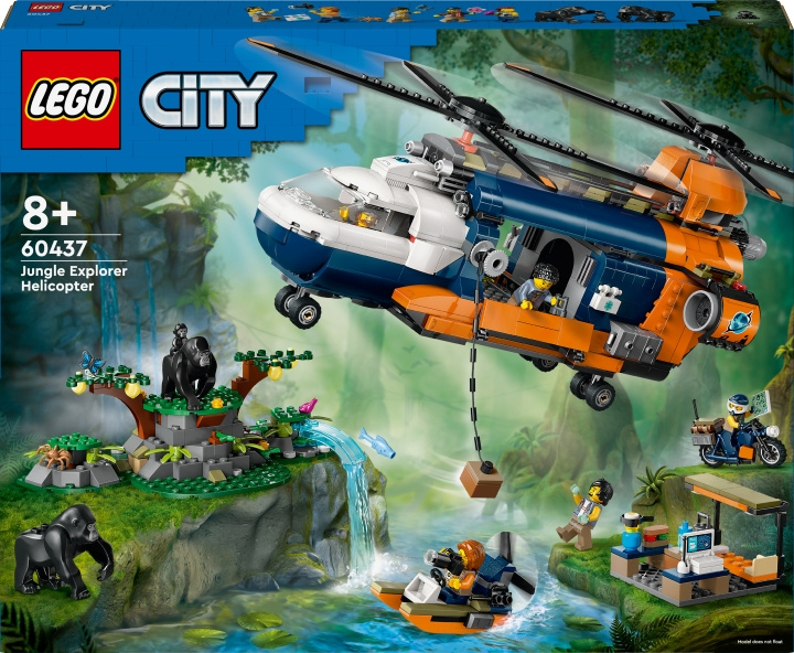 LEGO City Exploration 60437 - Helikopter från djungelforskare i läger i gruppen LEKSAKER, BARN- & BABYPRODUKTER / Leksaker / Byggleksaker / Lego hos TP E-commerce Nordic AB (C69276)