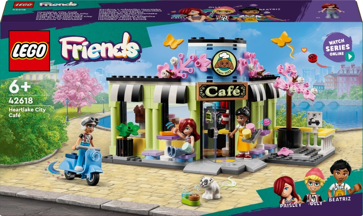 LEGO Friends 42618 - Heartlake City Café i gruppen LEKSAKER, BARN- & BABYPRODUKTER / Leksaker / Byggleksaker / Lego hos TP E-commerce Nordic AB (C69282)