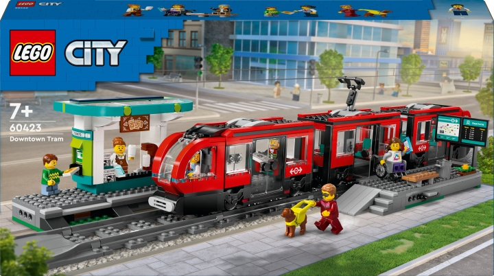 LEGO City Tåg 60423 - Expresshållplats i centrum i gruppen LEKSAKER, BARN- & BABYPRODUKTER / Leksaker / Byggleksaker / Lego hos TP E-commerce Nordic AB (C69283)