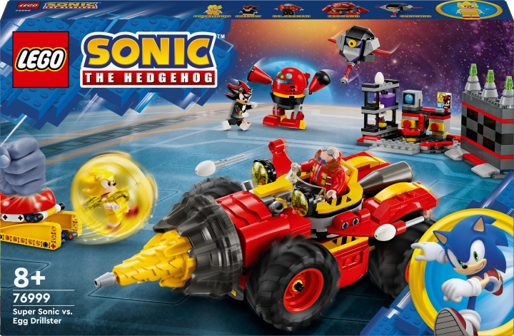 LEGO Sonic 76999 - Super Sonic mot äggborrmaskin i gruppen LEKSAKER, BARN- & BABYPRODUKTER / Leksaker / Byggleksaker / Lego hos TP E-commerce Nordic AB (C69286)