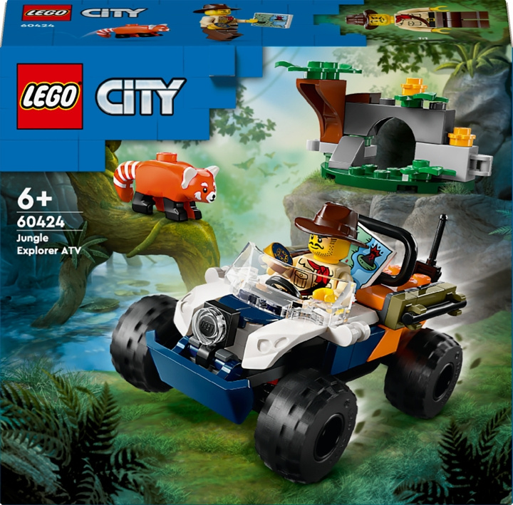 LEGO City Exploration 60424 - Djungelutforskarens ATV och guldpanda i gruppen LEKSAKER, BARN- & BABYPRODUKTER / Leksaker / Byggleksaker / Lego hos TP E-commerce Nordic AB (C69290)