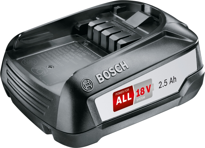 Bosch 18 V litiumjonbatteri, 2,5 Ah i gruppen HEM, HUSHÅLL & TRÄDGÅRD / Verktyg / Batterier till Elverktyg hos TP E-commerce Nordic AB (C69487)