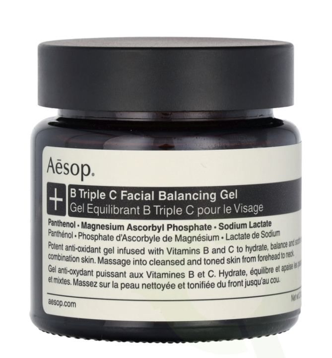 AESOP B Triple C Facial Balancing Gel 60 ml i gruppen SKÖNHET & HÄLSA / Hudvård / Ansiktsvård / Ansiktskräm hos TP E-commerce Nordic AB (C69589)