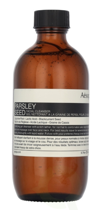 AESOP Parsley Seed Facial Cleanser 200 ml i gruppen SKÖNHET & HÄLSA / Hudvård / Ansiktsvård / Rengöring hos TP E-commerce Nordic AB (C69592)