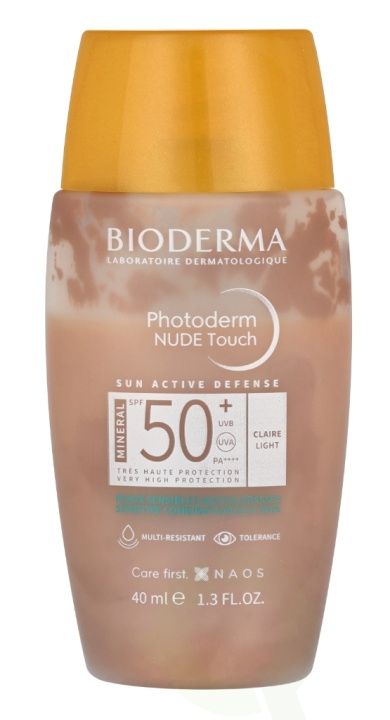 Bioderma Photoderm Nude Touch Mineral SPF50+ 40 ml Claire i gruppen SKÖNHET & HÄLSA / Hudvård / Solskydd & Tanning / Solskydd hos TP E-commerce Nordic AB (C69601)