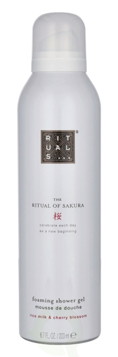 Rituals Sakura Foaming Shower Gel 200 ml i gruppen SKÖNHET & HÄLSA / Hudvård / Kroppsvård / Bad & Duschcreme hos TP E-commerce Nordic AB (C69650)