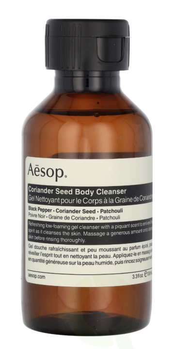 AESOP Coriander Seed Body Cleanser 100 ml i gruppen SKÖNHET & HÄLSA / Hudvård / Kroppsvård / Bad & Duschcreme hos TP E-commerce Nordic AB (C69653)