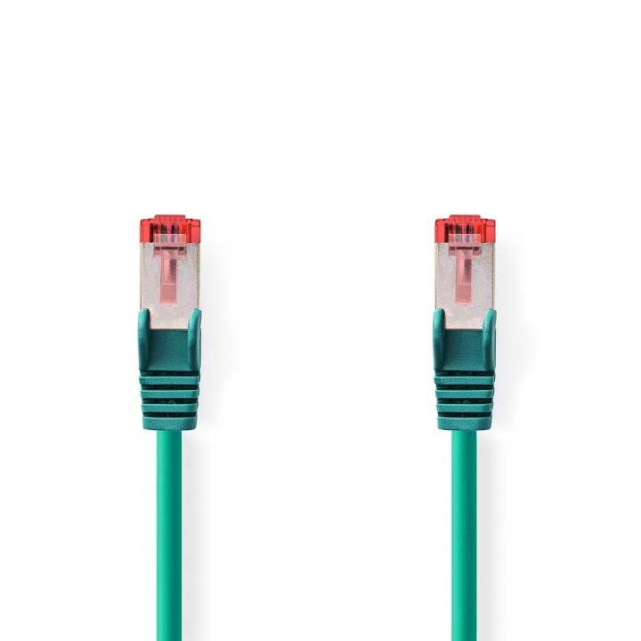 Nedis CAT6 Nätverkskabel | RJ45 hane | RJ45 hane | S/FTP | 0.50 m | Rund | LSZH | Grön | Label i gruppen DATORER & KRINGUTRUSTNING / Datorkablar / Nätverkskablar / Cat6 hos TP E-commerce Nordic AB (C69705)