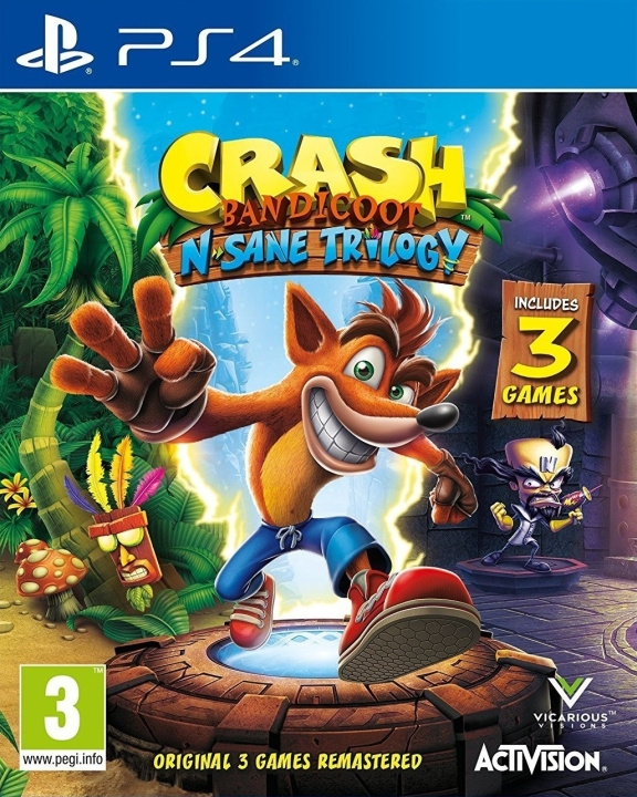 Activision Crash Bandicoot - N. Sane Trilogy (PS4) i gruppen HEMELEKTRONIK / Spelkonsoler & Tillbehör / Sony PlayStation 4 hos TP E-commerce Nordic AB (C69725)