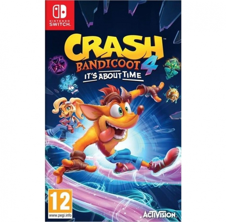 Activision Crash Bandicoot 4: It\'s About Time spel, Switch i gruppen HEMELEKTRONIK / Spelkonsoler & Tillbehör / Nintendo Switch / Spel hos TP E-commerce Nordic AB (C69798)