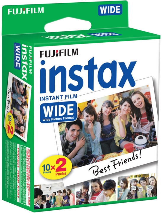 Fujifilm Instax Wide snabbfilm i tvåpack, 20 foton i gruppen HEMELEKTRONIK / Foto & Video / Fotoutrustning / Övrigt hos TP E-commerce Nordic AB (C69912)