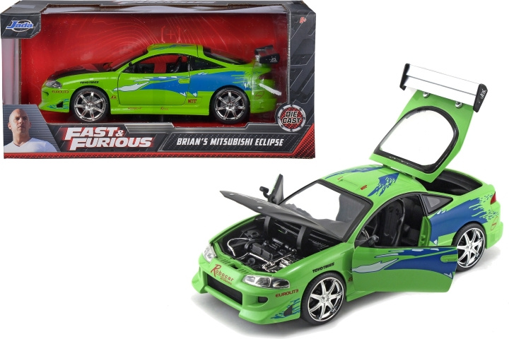 Jada Fast & Furious 1995 Mitsubishi miniatyrmodell, 1:24 i gruppen SPORT, FRITID & HOBBY / Hobby / Plastmodeller / Bilar hos TP E-commerce Nordic AB (C69936)