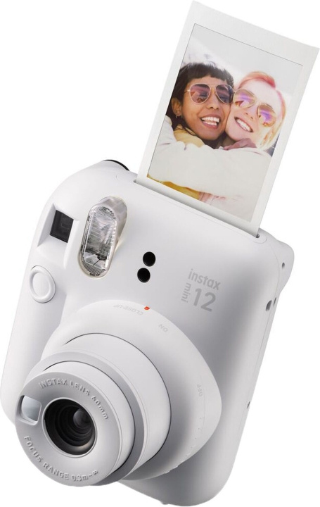 Fujifilm INSTAX Mini 12 snabbkamera, vit i gruppen HEMELEKTRONIK / Foto & Video / Kameror hos TP E-commerce Nordic AB (C69979)