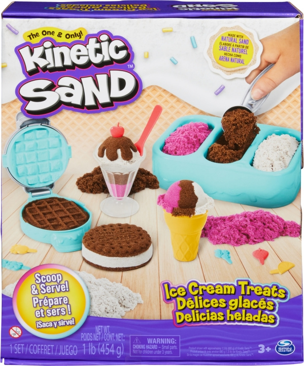 Kinetic Sand lekset för glassgodis i gruppen LEKSAKER, BARN- & BABYPRODUKTER / Leksaker / Leklera, leksand och tillbehör hos TP E-commerce Nordic AB (C69986)