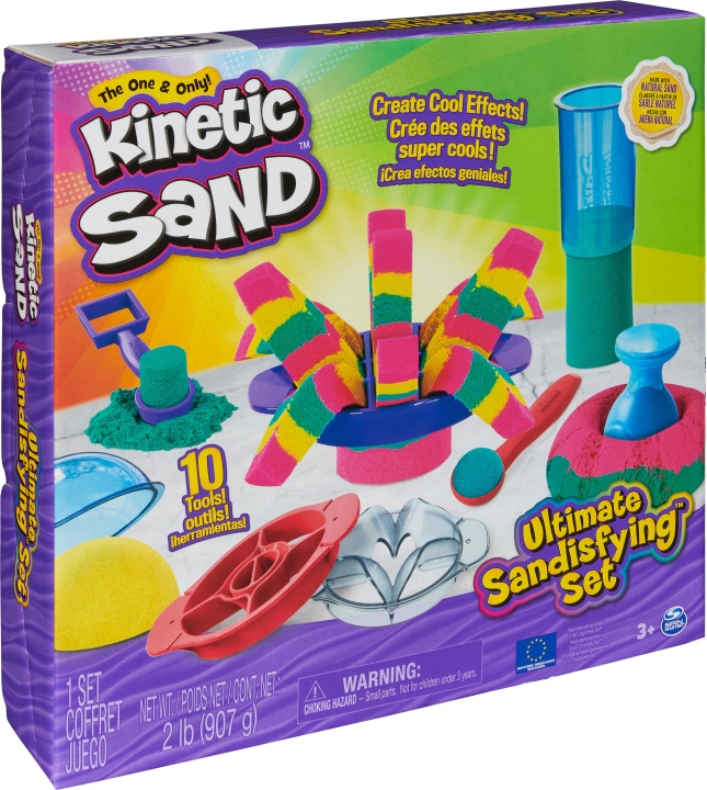 Kinetic Sand Ultimate Sandisfying - lekset i gruppen LEKSAKER, BARN- & BABYPRODUKTER / Leksaker / Leklera, leksand och tillbehör hos TP E-commerce Nordic AB (C69990)