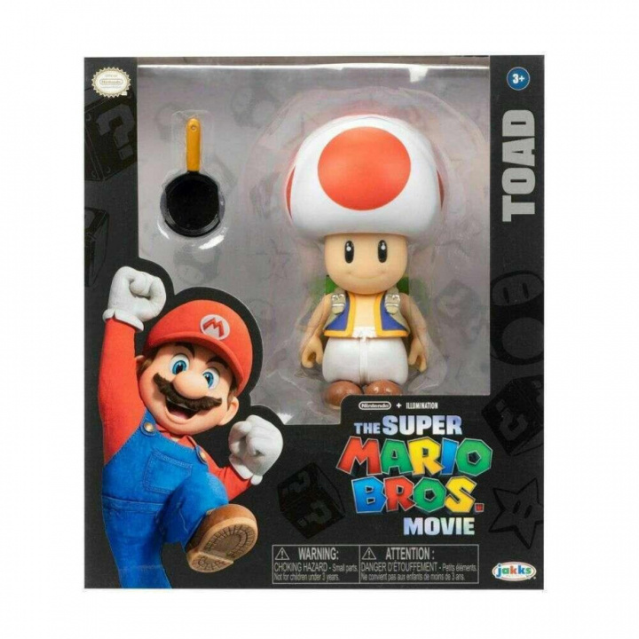 JAKKS Pacific Nintendo Super Mario Bros Movie - Toad-figur i gruppen SPORT, FRITID & HOBBY / Hobby / Plastmodeller / Figurer hos TP E-commerce Nordic AB (C69996)
