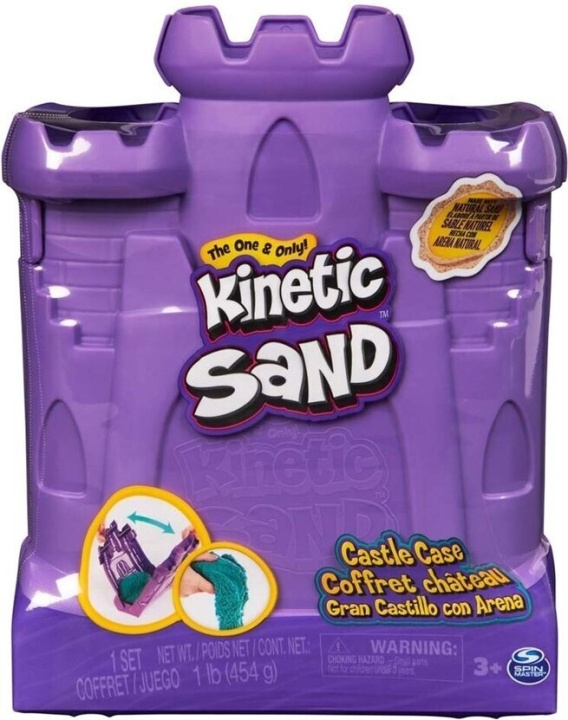 Kinetic Sand Castle Case, limegrön i gruppen LEKSAKER, BARN- & BABYPRODUKTER / Leksaker / Leklera, leksand och tillbehör hos TP E-commerce Nordic AB (C70087)