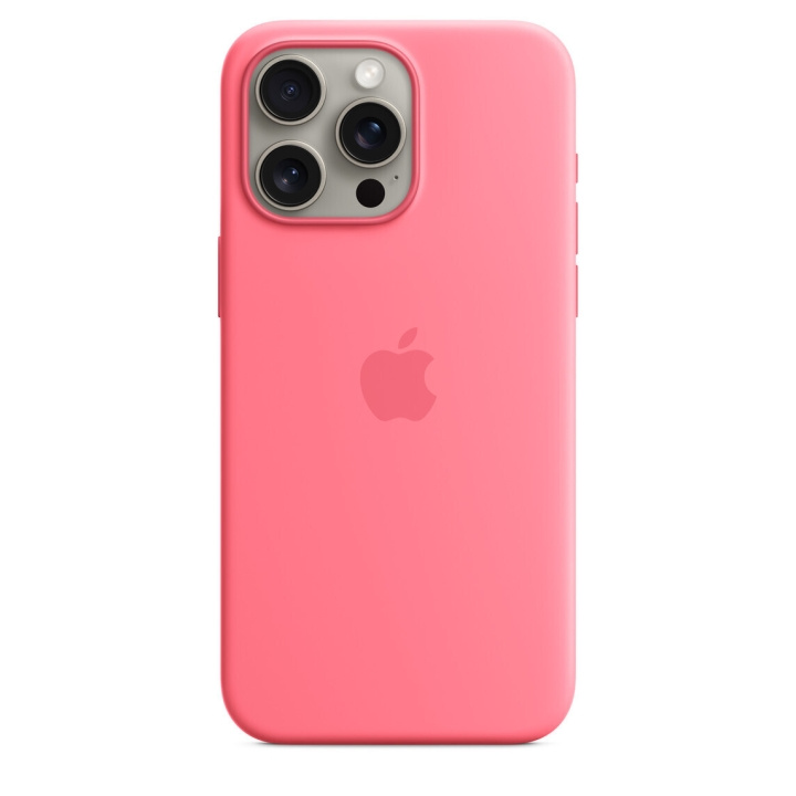 Apple iPhone 15 Pro Max silikonfodral MagSafe, rosa i gruppen SMARTPHONE & SURFPLATTOR / Mobilskydd / Apple / iPhone 15 hos TP E-commerce Nordic AB (C70094)
