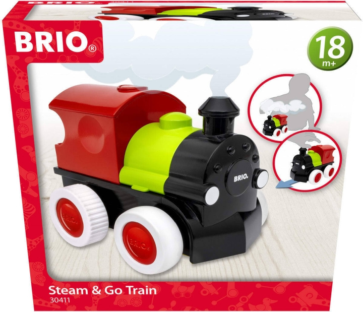 BRIO 30411 - Steam & Go-tåg i gruppen LEKSAKER, BARN- & BABYPRODUKTER / Babyleksaker / Aktivitetsleksaker hos TP E-commerce Nordic AB (C70142)