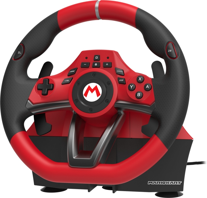 HORI Racing Wheel Pro Deluxe, Switch i gruppen HEMELEKTRONIK / Spelkonsoler & Tillbehör / Nintendo Switch / Tillbehör hos TP E-commerce Nordic AB (C70150)