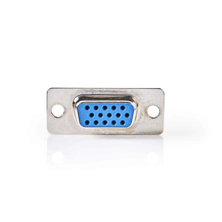 Nedis Serial adapter | Adapter | VGA hona 15p | VGA Hane | Nickelplaterad | Metall | Kuvert i gruppen DATORER & KRINGUTRUSTNING / Datorkablar / VGA / Adaptrar hos TP E-commerce Nordic AB (C70210)