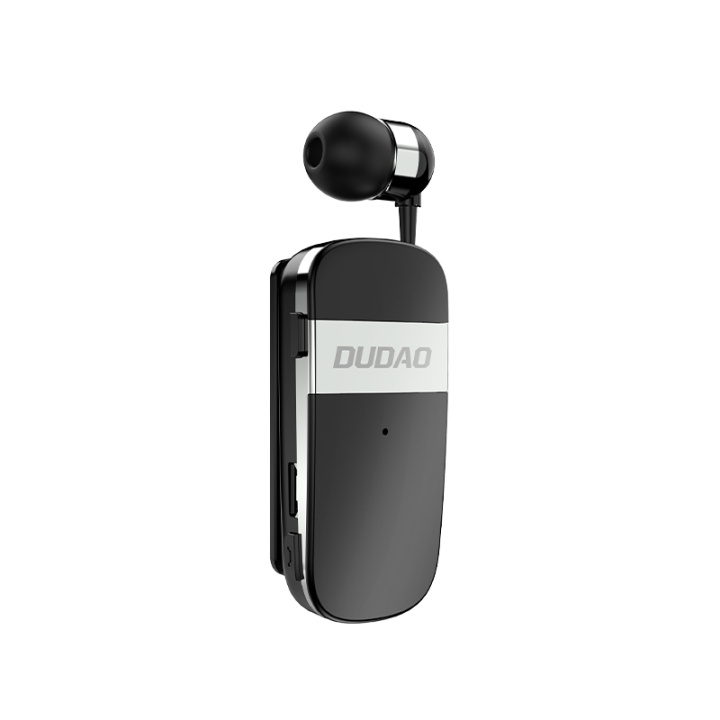 Dudao GU9 Extendable Wiring Bluetooth Earphone Black i gruppen HEMELEKTRONIK / Ljud & Bild / Hörlurar & Tillbehör / Hörlurar hos TP E-commerce Nordic AB (C70293)