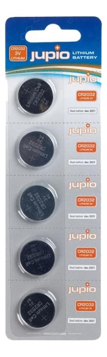 Jupio CR2032 3V 5pcs i gruppen HEMELEKTRONIK / Batterier & Laddare / Batterier / Knappcell hos TP E-commerce Nordic AB (C70442)