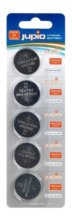 Jupio Battery x CR2430, Li (pack of 5) i gruppen HEMELEKTRONIK / Batterier & Laddare / Batterier / Knappcell hos TP E-commerce Nordic AB (C70443)