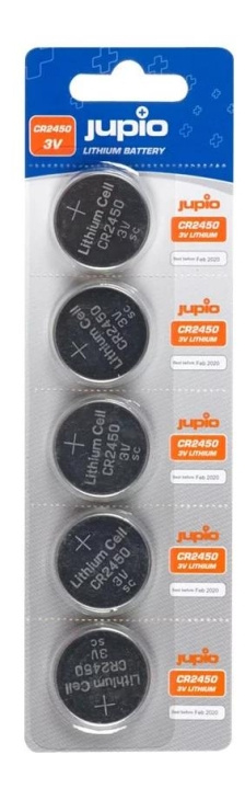 Jupio CR2450 3V 5pcs i gruppen HEMELEKTRONIK / Batterier & Laddare / Batterier / Knappcell hos TP E-commerce Nordic AB (C70444)