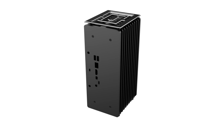 Akasa Turing ABX Compact fanless case for AMD Ryzen™ 4000U i gruppen DATORER & KRINGUTRUSTNING / Datorkomponenter / Datorchassi hos TP E-commerce Nordic AB (C70483)