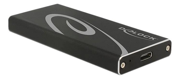 DeLOCK External Enc. M.2 SSD 42 mm>SuperSpeed USB 10Gbps USB TypeC i gruppen DATORER & KRINGUTRUSTNING / Datortillbehör / Hårddisk-kabinetter / Hårddiskkabinett 2.5 tum hos TP E-commerce Nordic AB (C70574)
