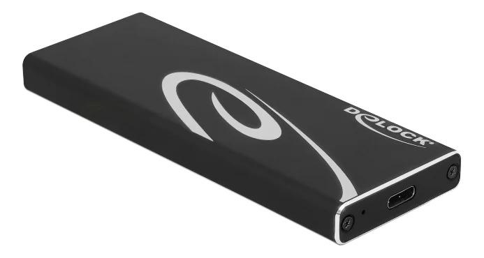 DeLOCK External Enc. M.2 SSD 60 mm>SuperSpeed USB 10Gbps USB TypeC i gruppen DATORER & KRINGUTRUSTNING / Datortillbehör / Hårddisk-kabinetter / Hårddiskkabinett 2.5 tum hos TP E-commerce Nordic AB (C70575)