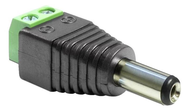 DeLOCK Adapter DC 5.5 x 2.5 mm male > Terminal Block 2 pin i gruppen HEM, HUSHÅLL & TRÄDGÅRD / El & Belysning / Elinstallation / Övriga el-tillbehör hos TP E-commerce Nordic AB (C70630)