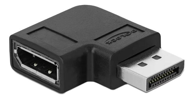 DeLOCK DisplayPort 1.4 Adapter ma to fe 90° right angled 8K 60Hz i gruppen DATORER & KRINGUTRUSTNING / Datorkablar / DisplayPort / Adaptrar hos TP E-commerce Nordic AB (C70650)