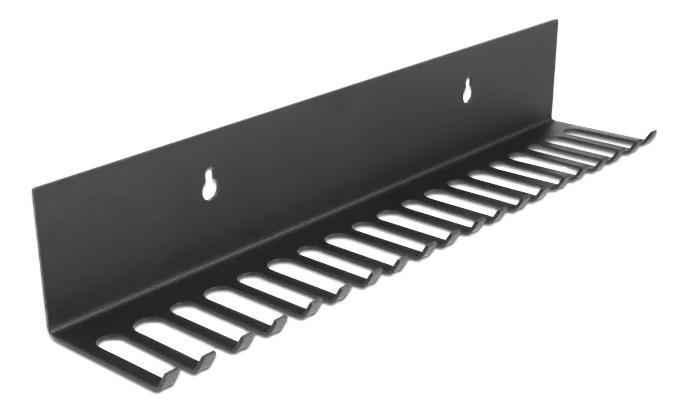 DeLOCK Cable holder 318 x 65 mm for wall mounting black i gruppen HEMELEKTRONIK / Kablar & Adaptrar / Kabelhantering hos TP E-commerce Nordic AB (C70653)