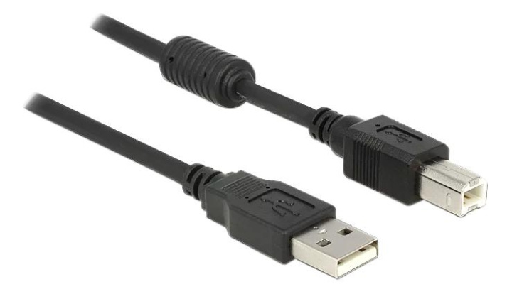 DeLOCK Cable USB 2.0 type A male > USB 2.0 type B male 1 m black i gruppen DATORER & KRINGUTRUSTNING / Datorkablar / USB-kablar / USB-A / Kablar hos TP E-commerce Nordic AB (C70682)