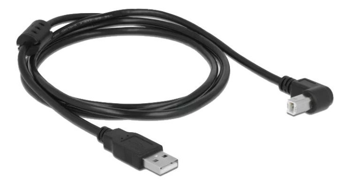 DeLOCK Cable USB 2.0 Type-A male > USB 2.0 Type-B male angled 1.5 m i gruppen DATORER & KRINGUTRUSTNING / Datorkablar / USB-kablar / USB-A / Kablar hos TP E-commerce Nordic AB (C70694)