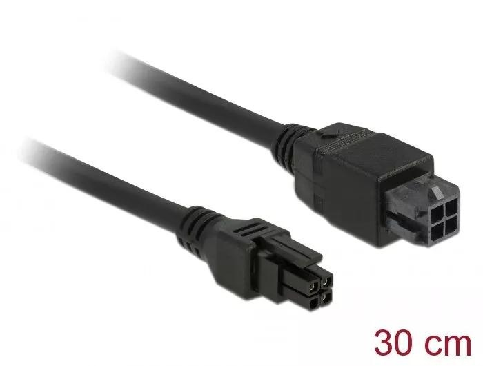 DeLOCK Micro Fit 3.0 4 pin Extension Cable male > female 30 cm i gruppen DATORER & KRINGUTRUSTNING / Datorkablar / Interna / Strömkablar & Adaptrar hos TP E-commerce Nordic AB (C70703)