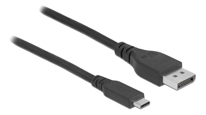 DeLOCK Bidirectional USB Type-C™ to DisplayPort Cable 8K 60 Hz 0.5m i gruppen DATORER & KRINGUTRUSTNING / Datorkablar / DisplayPort / Adaptrar hos TP E-commerce Nordic AB (C70733)