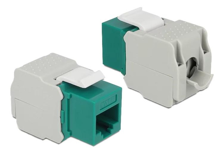 DeLOCK Keystone Module RJ45 jack > LSA Cat.6 UTP green i gruppen DATORER & KRINGUTRUSTNING / Datorkablar / Nätverkskablar / Adaptrar & Skarvdon hos TP E-commerce Nordic AB (C70751)