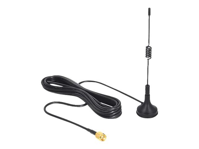 DeLOCK ISM 433 MHz Antenna SMA 3 dBi omnidirectional fixed magn i gruppen DATORER & KRINGUTRUSTNING / Nätverk / Nätverkskort / USB hos TP E-commerce Nordic AB (C70785)