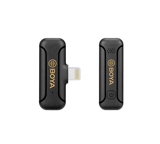 BOYA 2.4G Mini Wireless Microphone for iPhone/Lightning 1+1 i gruppen DATORER & KRINGUTRUSTNING / Datortillbehör / Mikrofoner hos TP E-commerce Nordic AB (C70801)