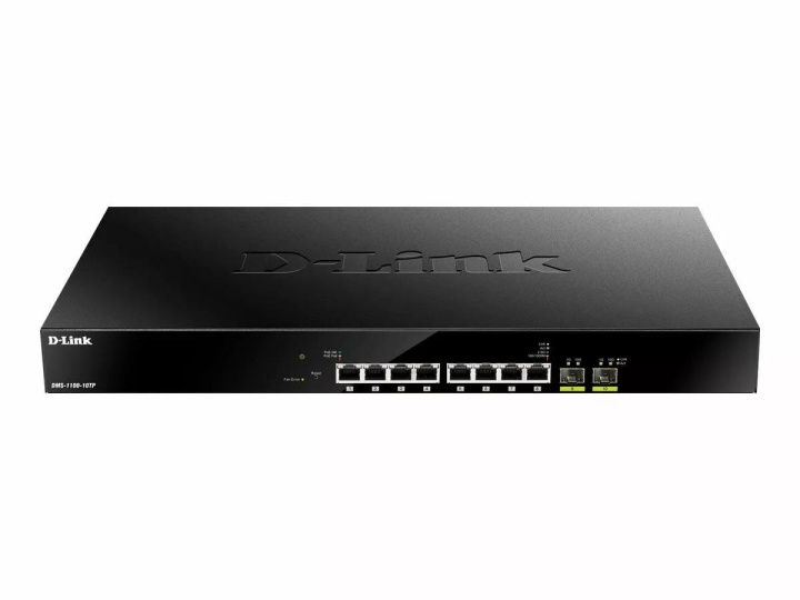 D-Link Switch, 8x 100/1000/2.5G (PoE+) + 2x 10 Gigabit SFP+, PoE+ i gruppen DATORER & KRINGUTRUSTNING / Nätverk / Switchar / 10/100/1000Mbps hos TP E-commerce Nordic AB (C70815)