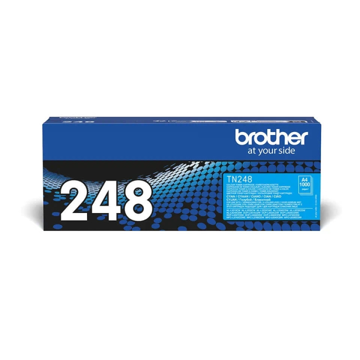 Brother Toner TN248C TN-248 Cyan i gruppen DATORER & KRINGUTRUSTNING / Skrivare & Tillbehör / Bläck & Toner / Toner / Brother hos TP E-commerce Nordic AB (C71094)