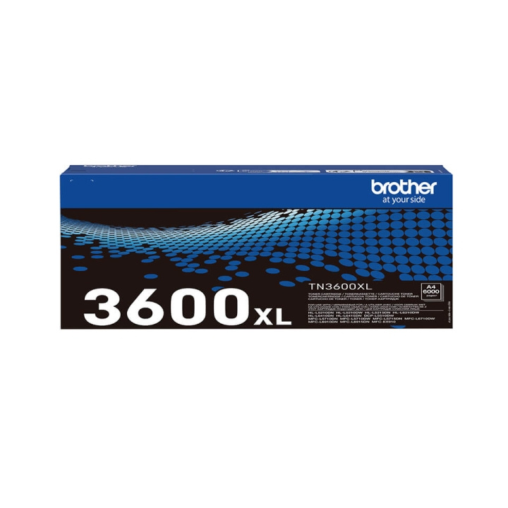 Brother Toner TN3600XL TN-3600 XL Svart i gruppen DATORER & KRINGUTRUSTNING / Skrivare & Tillbehör / Bläck & Toner / Toner / Brother hos TP E-commerce Nordic AB (C71328)