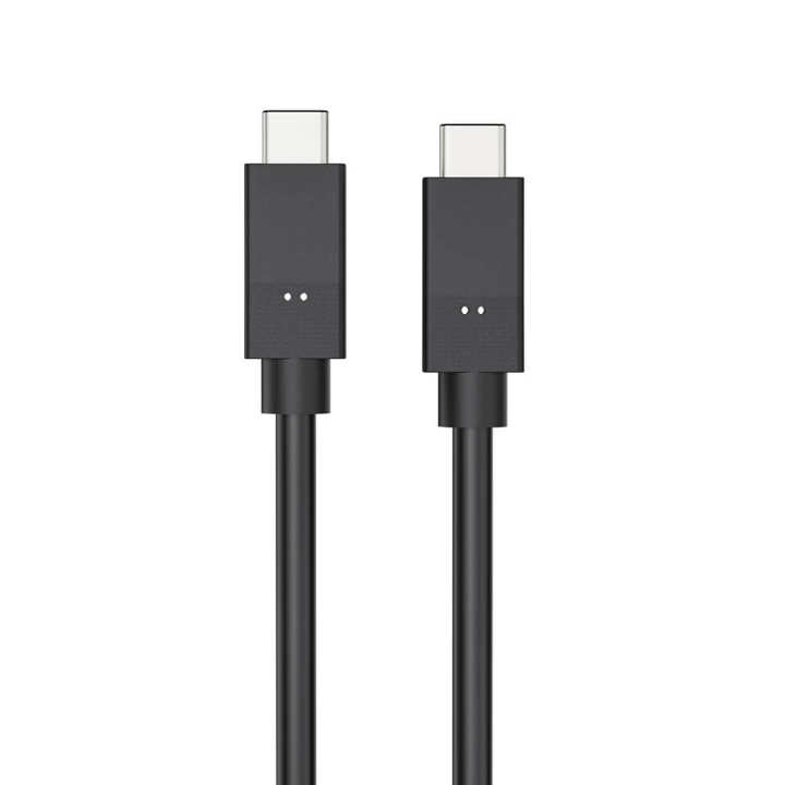 GEAR Kabel USB-C till USC-C 3.1 5A/100W/10GB Gen 2 1,5m Svart i gruppen SMARTPHONE & SURFPLATTOR / Laddare & Kablar / Kablar / Kablar Typ C hos TP E-commerce Nordic AB (C71371)