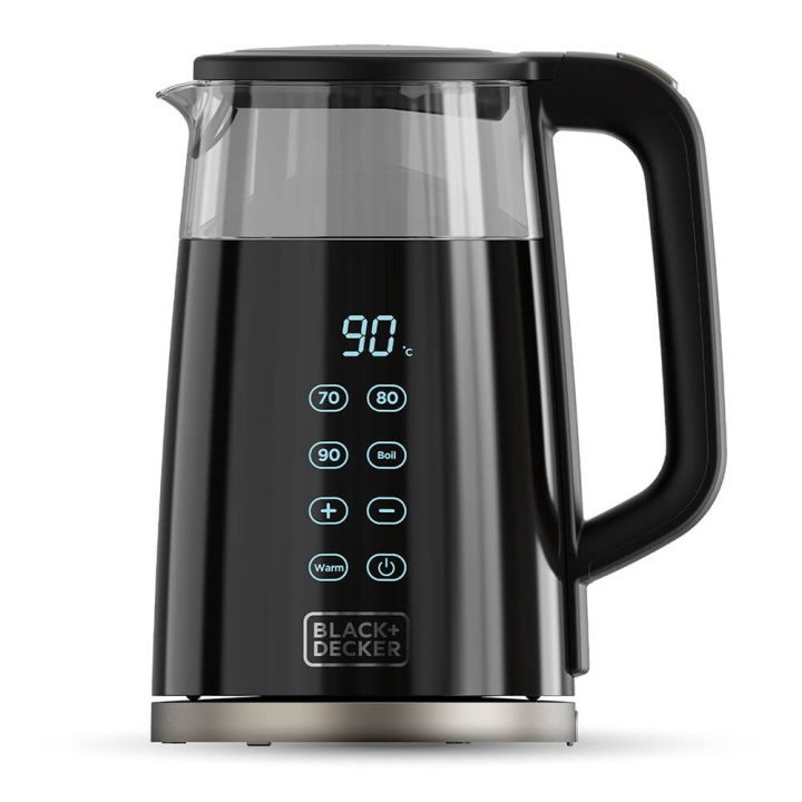 BLACK+DECKER Vattenkokare Glas Svart 1,7L i gruppen HEM, HUSHÅLL & TRÄDGÅRD / Hushållsmaskiner / Vatten & Juice / Vattenkokare hos TP E-commerce Nordic AB (C71421)